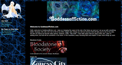 Desktop Screenshot of goddessoffiction.com